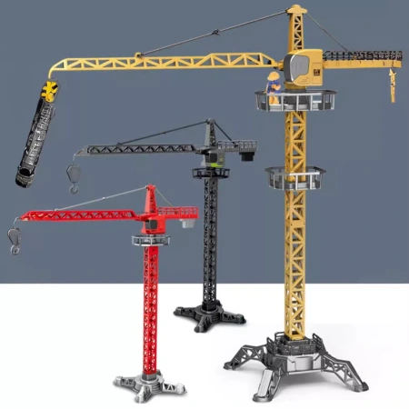 Free shipping alloy tower crane toys, simulation cranes, excavator cranes, tower cranes, engineering vehicles, 3-6 boys' toys Free shipping alloy tower crane toys, simulation cranes, excavator cranes, tower cranes, engineering vehicles, 3-6 boys' toys